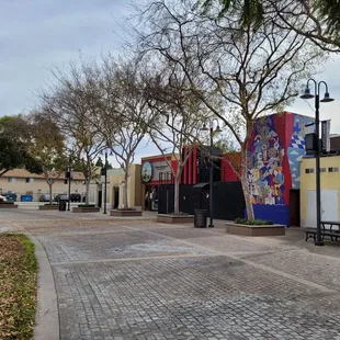 Great location and plenty of parking..