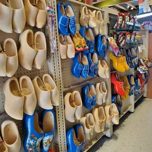dutch clogs on display
