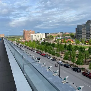 View from the Holland Center crooftop terrace