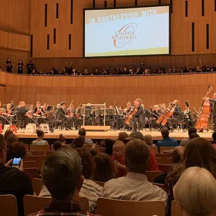 Niece playing with the symphony!