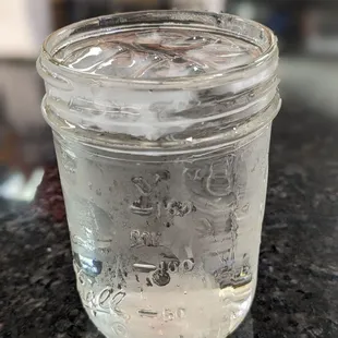 Icy water