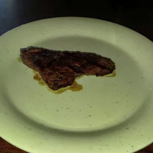 Little lonely steak. Man was it good.