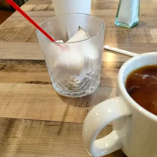 They put their creamers in the fridge!