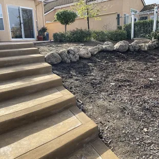 steps leading up to the house