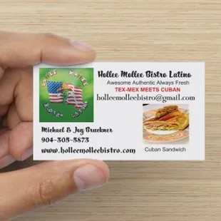 So excited about our business card