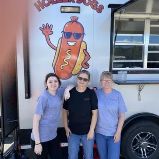 The Gang ready to serve you