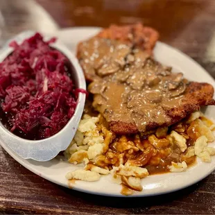 Schnitzel Champignon Art