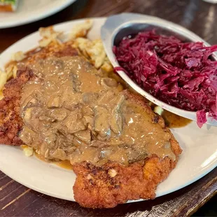 Schnitzel Champignon Art