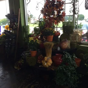 Pretty Fall display.