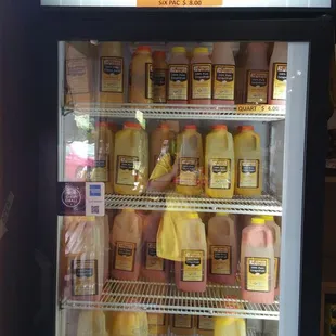 Love the fresh squeezed  unpasteurize Citrus and  grapefruit juice.