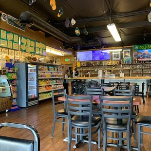 the inside of a store