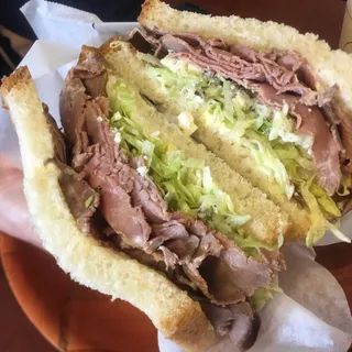 Beef and Blue Sandwich