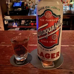 Narragansett and whiskey