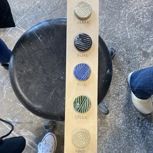 Pick your color for your piece