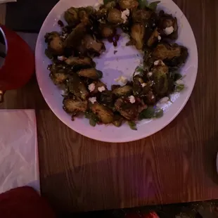 Brussel sprout wreath