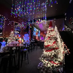 a decorated christmas tree