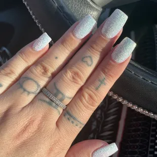 Full set acrylic nails
