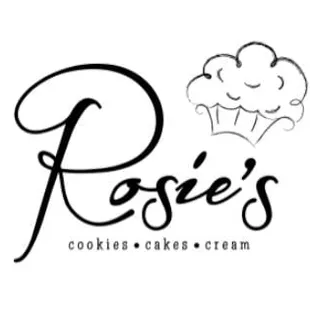 the logo for rosie's cookies and cakes