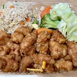 Orange Chicken lunch special - It was delicious!