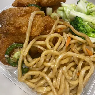 My basic salt n pepper fish combo...