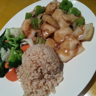 Prawns in Black Bean Sauce