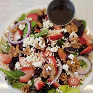 Strawberry Almond Salad