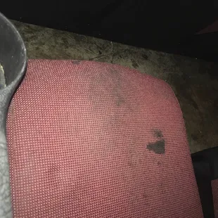 Dirty seats