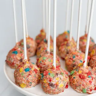 Fruity Pebble Cake Pops