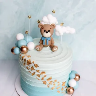 Blue Bear Cake- Can be ordered directly on our website