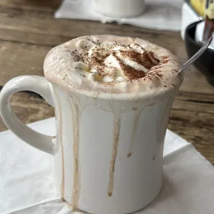 Delicious hot chocolate