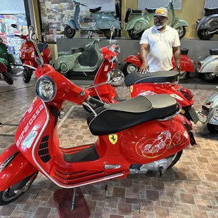 The infamous Ferrari Vespa