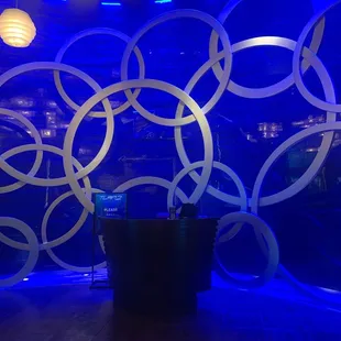 Stunning entryway into the upstairs dining facility.