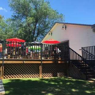 Lots of outdoor seating!