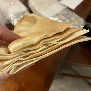 This. This, folks, is Syrian bread.