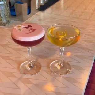 Delicious cocktails