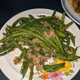55. String Beans with Garlic Sauce