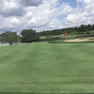 Staring at Holmes Lake from #15 green!