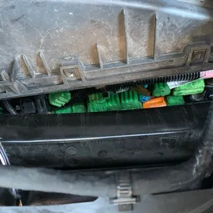 Yes, that is rat poison and fecal matter in the front of my car.  Nasty.