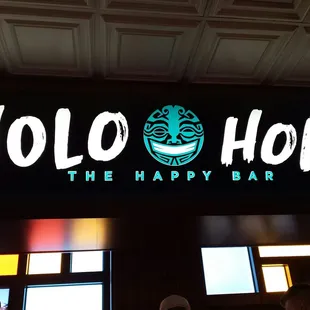 the happy bar sign
