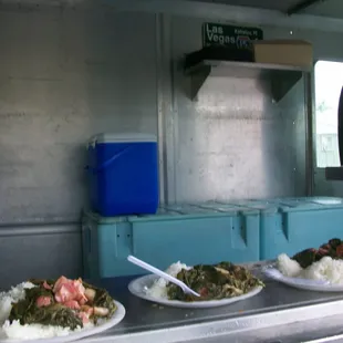 Steaming plates of goodness!