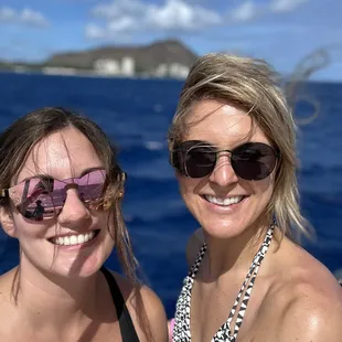 ladies, wear your hair up! Don't wear hats if you want to keep them :)