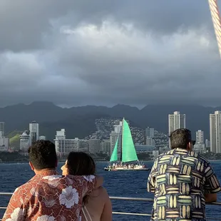 We had a beautiful cruise while on Oahu. Such a fun crew serving yummy mai tais You should go... no regrets