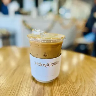 Iced holos latte