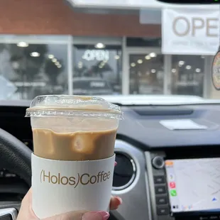 Iced Hazelnut Latte