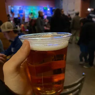 Belgian style draft beer