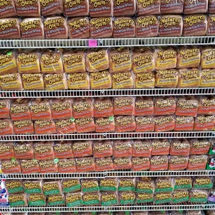 Nature&apos;s Own Breads .99  100% Whole Wheat Butter Honey Wheat Honey Oat 100% Whole Grain