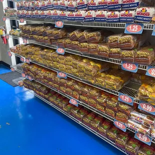 a variety of baked goods