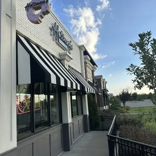 outside