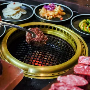 Dry Aged &amp; Wagyu Dancing On Grill