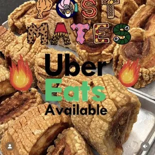 We are available exclusively on Ubereats and Postmates for Delivery.